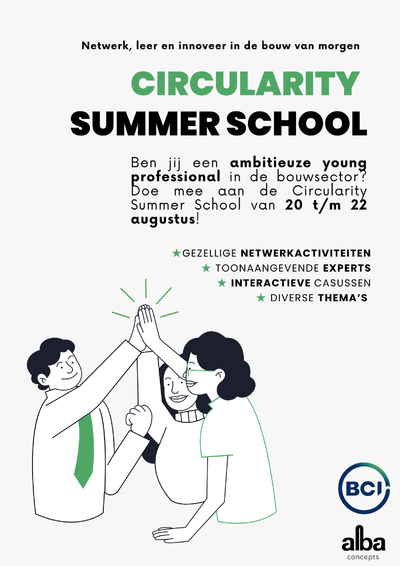 Zomerschool tilt kennis over circulair bouwen naar hoger niveau