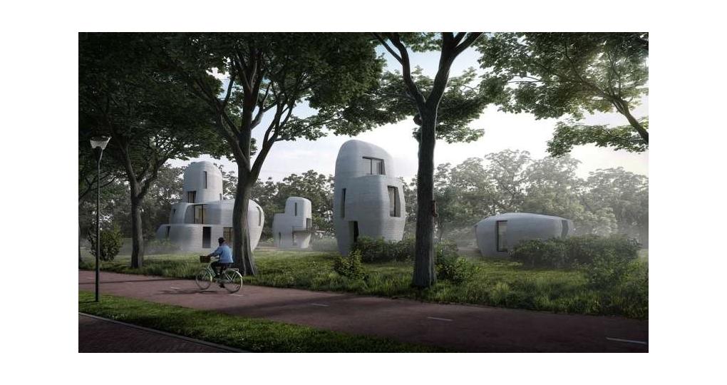 3D-geprinte woning krijgt vorm in Eindhoven