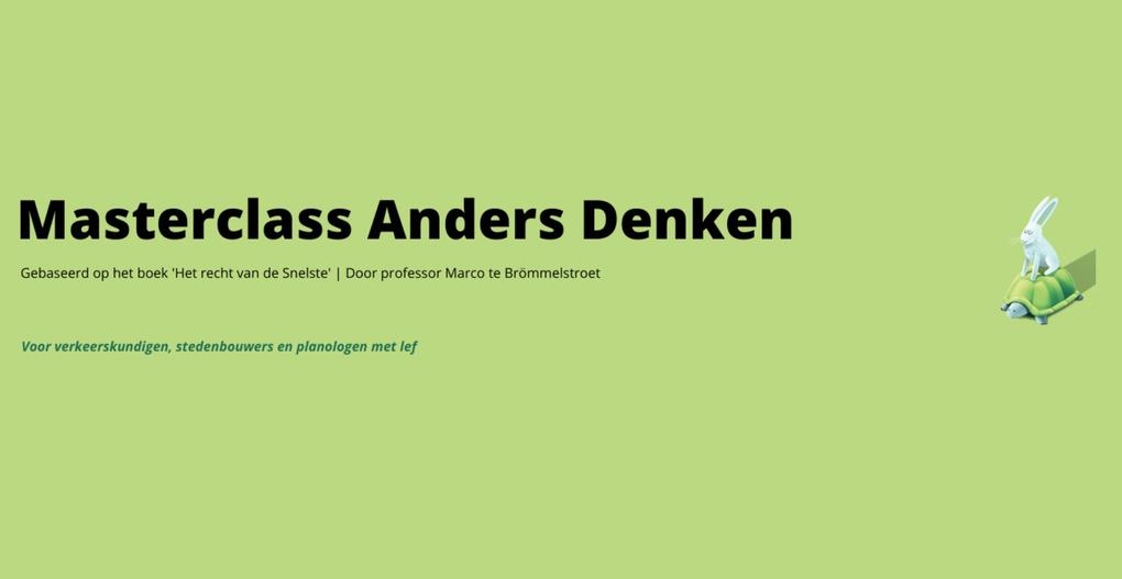 Advertorial: Online Masterclass 'Anders denken'