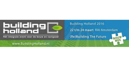 Bezoek Building Holland van 22 t/m 24 maart in de RAI Amsterdam