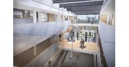Nieuwbouw Hogeschool Arnhem Nijmegen volledig in led