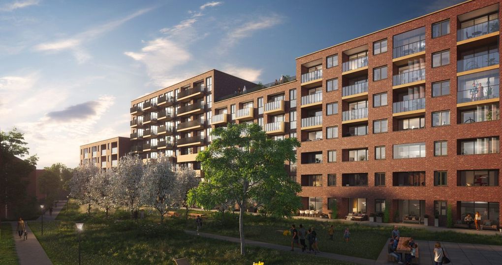 Eerste woongebouw voor gebiedsontwikkeling Hero van Breda