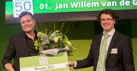 Jan Willem van de Groep wint Duurzame 50 Vastgoed NL