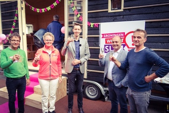 Mobiele winkel voor duurzaam wonen in Groningen