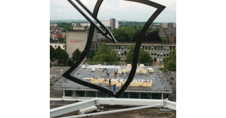 Plantaardige dakbedekking op provinciehuis Overijssel