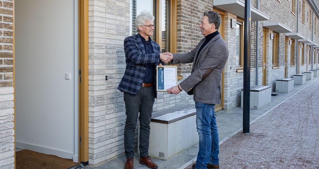 Primeur: woningen Newtonpark krijgen eerste gezondheidskeurmerk