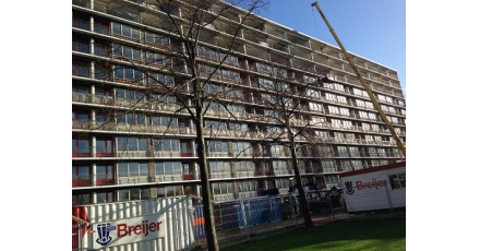 Renovatie Margrietflat in volle gang