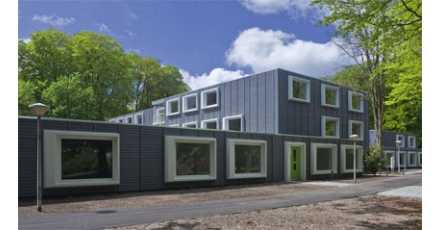 Verplaatsbaar WoonZorgGebouw in Hilversum, HVDN architecten 