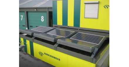 Zonnepaneelsysteem Solar-Box geschikt voor bouwkeet