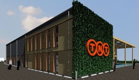TNT opent eerste CO2-emissievrij bedrijfspand