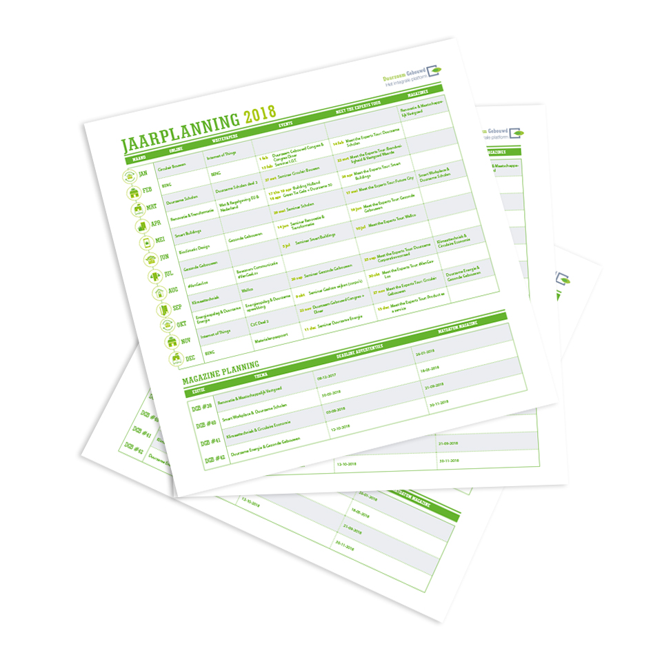 Download de jaarplanning 2018